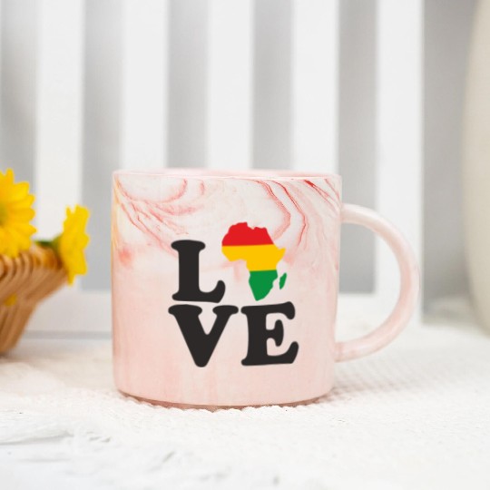 Juneteenth Day 1865, Freedom Day America African Marble Mugs