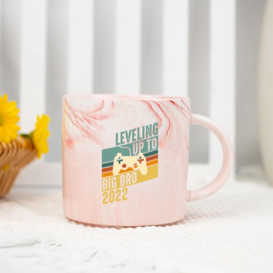 Level up Big Brother 2022 Baby Gamer Boy Baby Marble Mugs