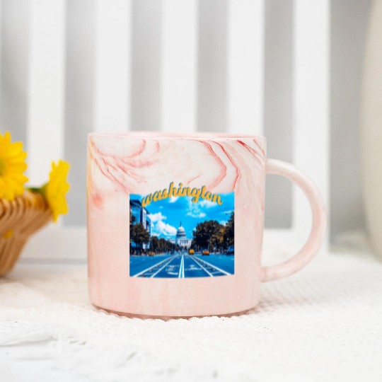 Washington DC Marble Mugs