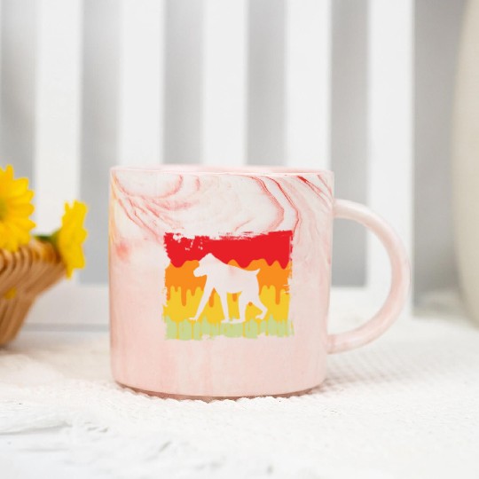 monkey retro Marble Mugs