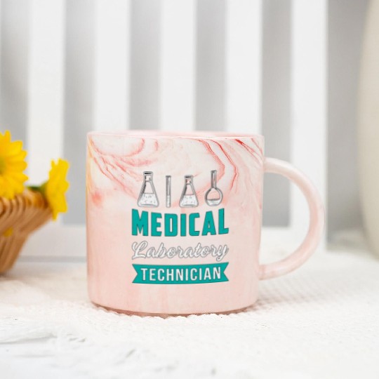 Medical Laboratory Technician Science Lab Tech Marble Mugs