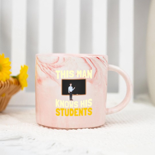 High School Teacher Professor Marble Mugs