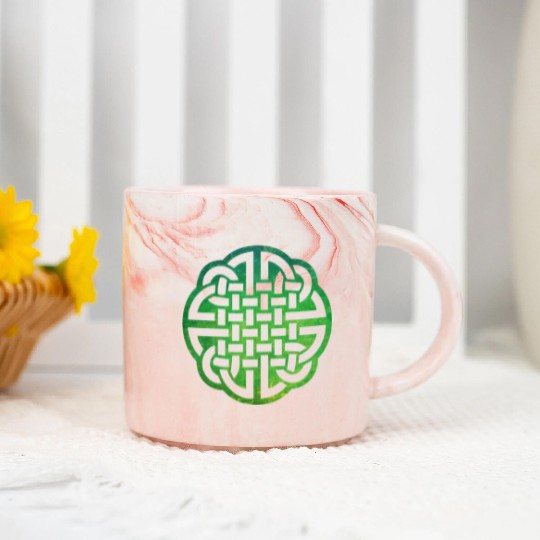 Celtic Knot Marble Mugs
