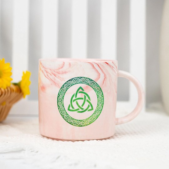 Celtic Knot Marble Mugs