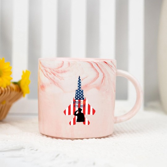 4th Of July US Military. 4th of July, AmeriCAN Marble Mugs
