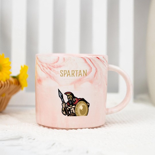 Spartan Soldier Motivation Warrior Training Marble Mugs