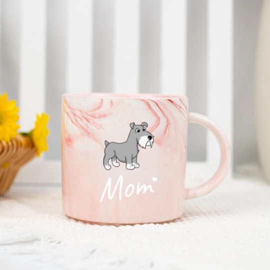 I love Dogs Marble Mugs Dog Mom s Miniature Schnauzers