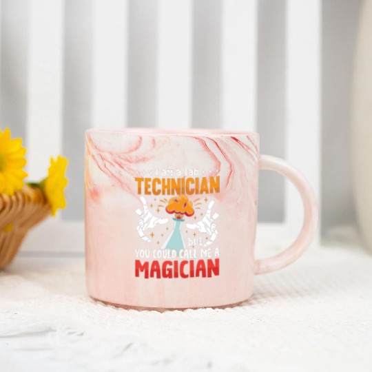 Lab Tech I Am A Lab Technician Laboratory Science Marble Mugs