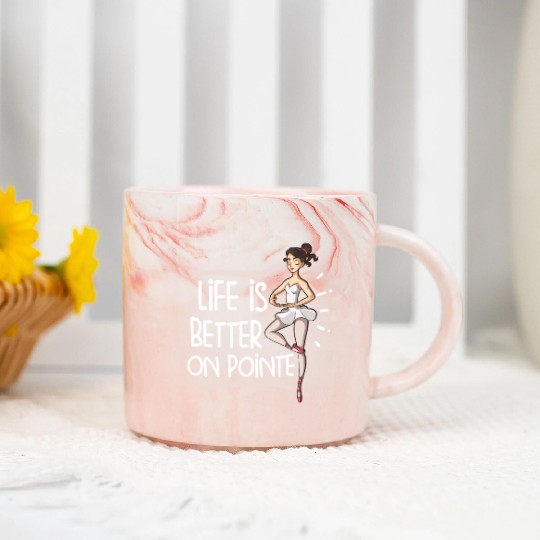 Ballet Ballerina Dance Dancer Dancing Ballet Gift Marble Mugs