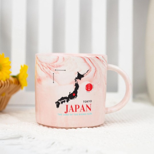 Tokyo Japan Souvenir Marble Mugs