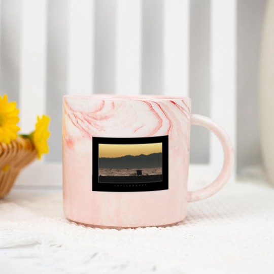 Venice Beach California Sunset Marble Mugs