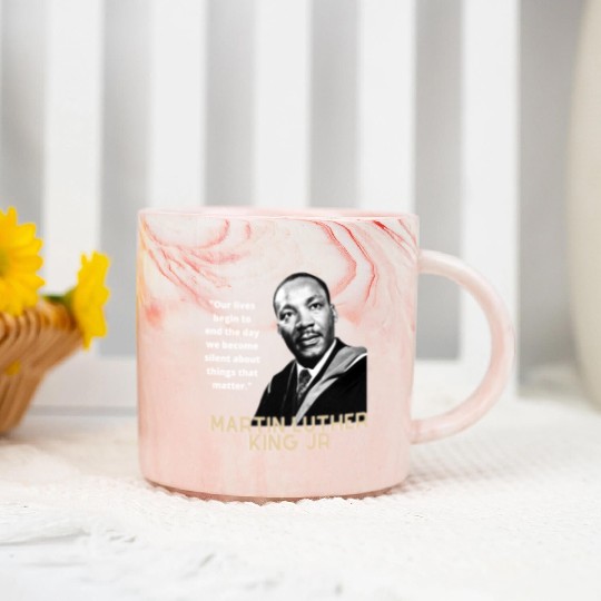 MARTIN LUTHER KING JR QUOTE Marble Mugs