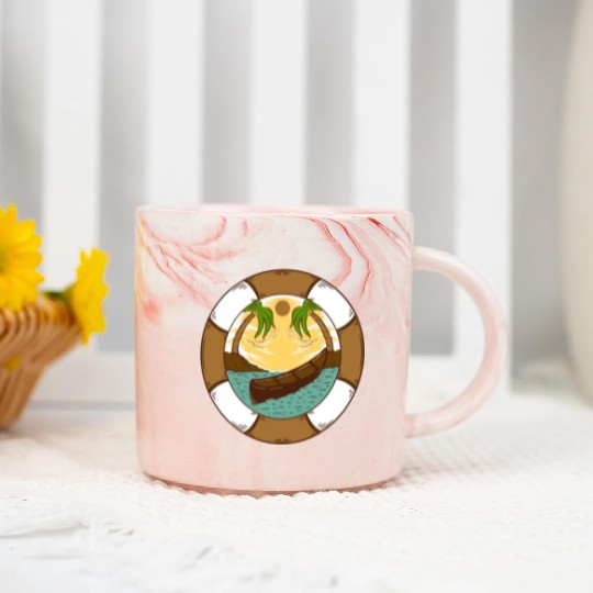 WELCOME TO OUR PARADISE Marble Mugs