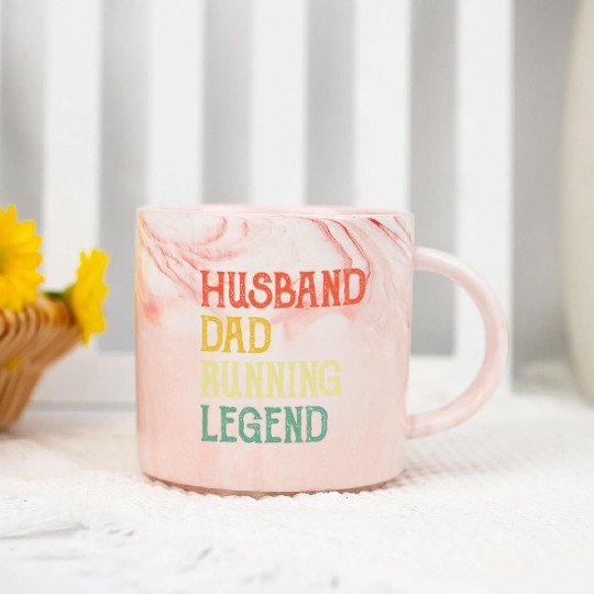Funny Father's Day Gift Marble Mugs