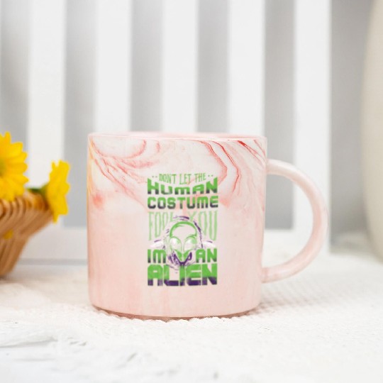 Alien Marble Mugs Ufo Extraterrestrial Children Mars