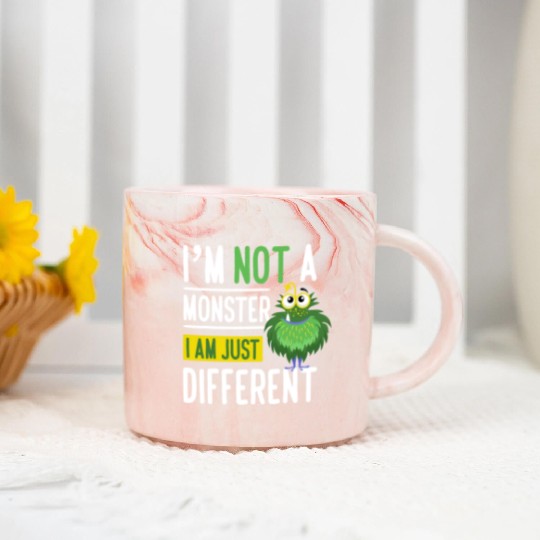 Evil Baby Little Sister Sister Marble Mugs