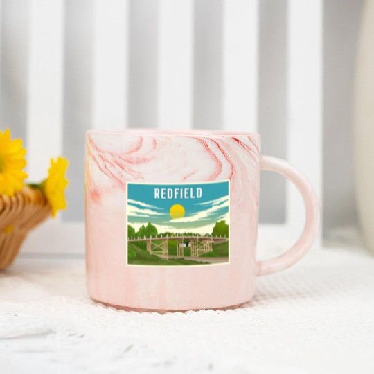 Redfield Historic James Street Bridge Marble Mugs