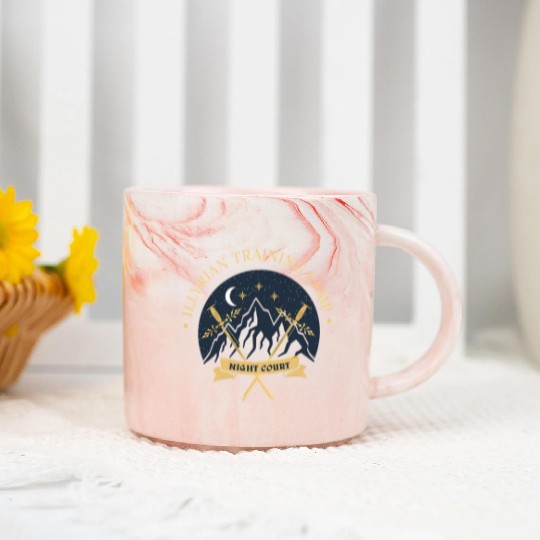 ACOTAR Illyrian Training Camp Camping Lover Marble Mugs