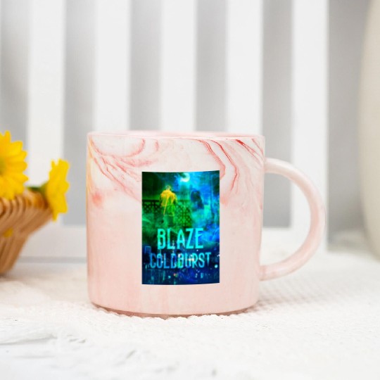 Blaze Goldburst Fantasy Book Mystery Horror Marble Mugs