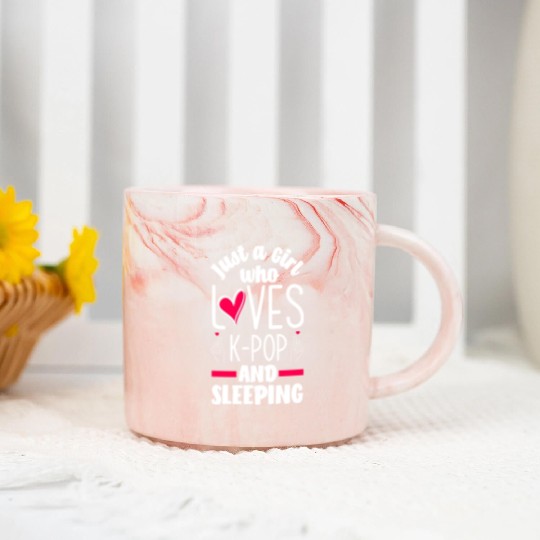 K-Pop K-Drama Korean Pop Music Marble Mugs