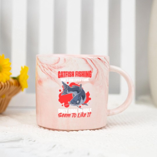 Catfish Fishing Funny Fishing Humor For An Angling Marble Mugs