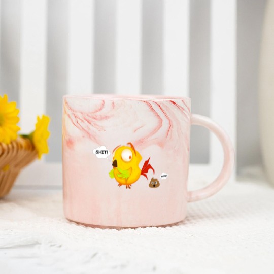 Chicken Shit Marble Mugs