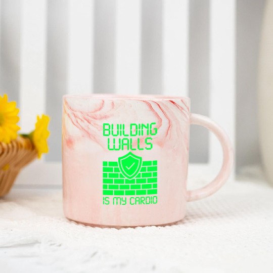 Cyber Security Firewall Data Protection Marble Mugs