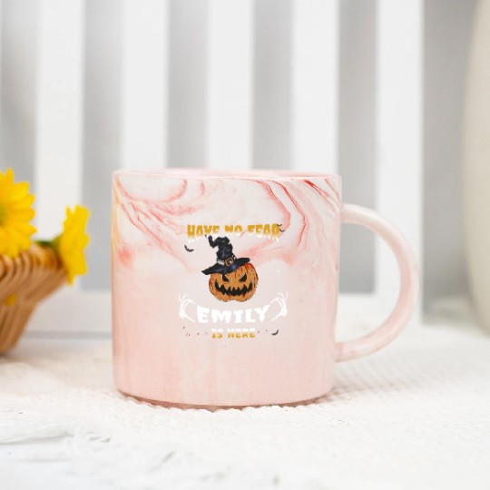 Have no Fear Emily, is Here - Funny Emily Marble Mugs