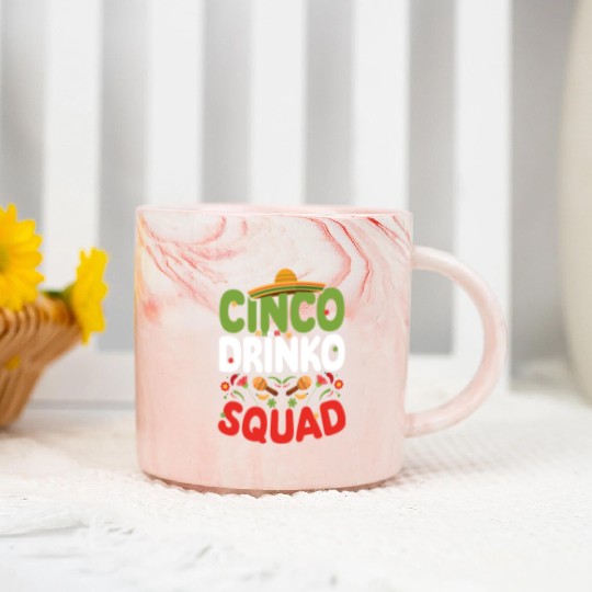 Cinco De Drinko | Bourbon Drinker Marble Mugs | Whisky