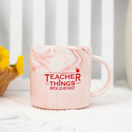 Teacher, Middle School Teacher, Elementary Teacher Marble Mugs
