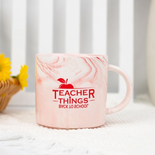 Teacher, Middle School Teacher, Elementary Teacher Marble Mugs