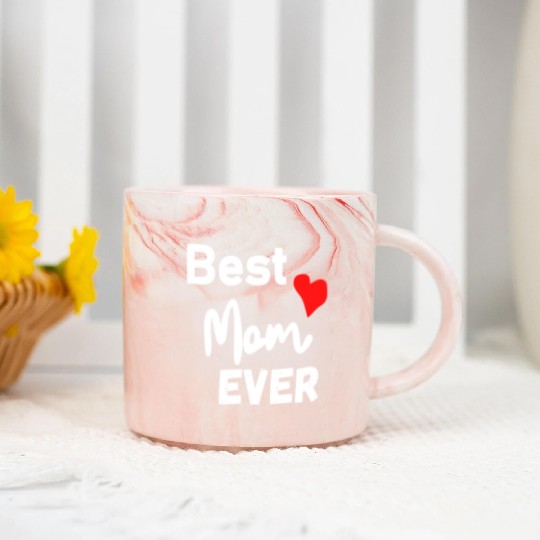 Best Mom Ever Funny design Classic Marble Mugs