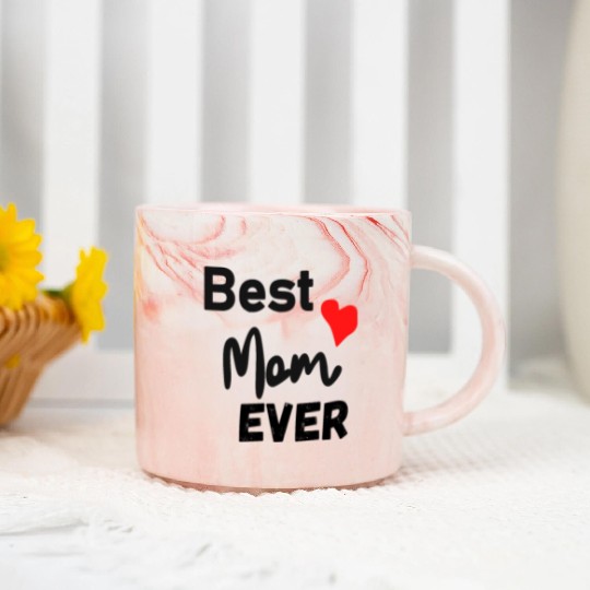Best Mom Ever Funny design Classic Marble Mugs