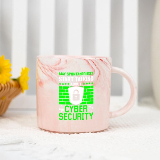 Cyber Security Funny Ethical Hacking Marble Mugs