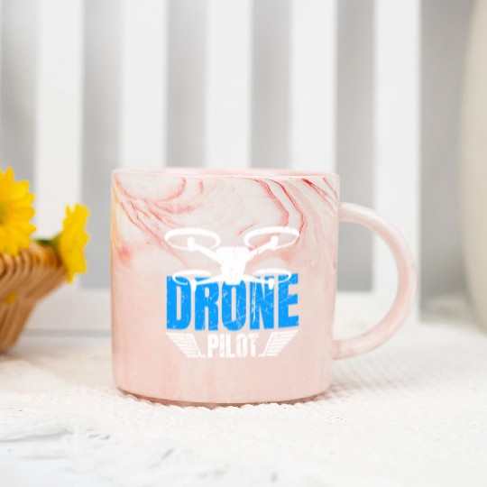 Drone Drone Pilot Drone Operator Quadrocopter Marble Mugs