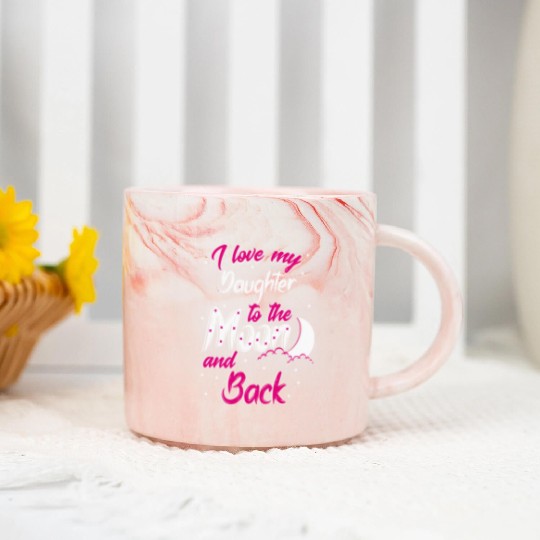 I love my daughter Marble Mugs