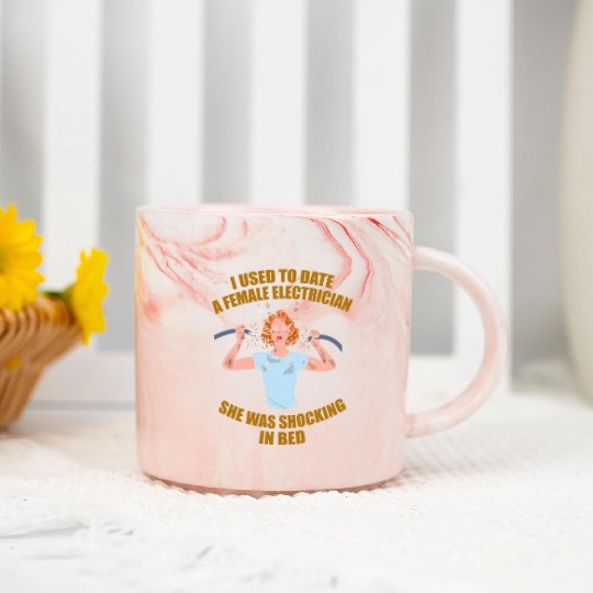 Electrician Electrical Engineer Lineman Marble Mugs