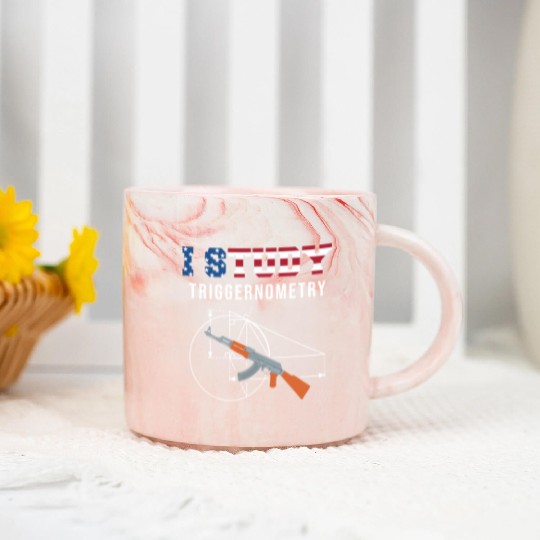 I Study Triggernometry - Gun Lover Marble Mugs