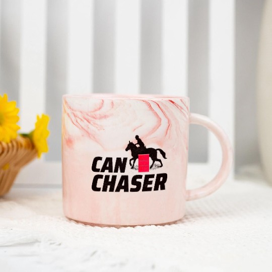 Barrel Racer Rodeo Racing Horse Riding Race Funny Marble Mugs