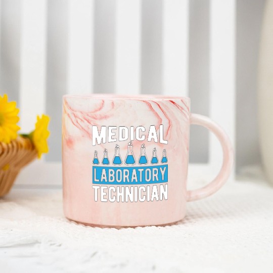 Lab Tech Medical Laboratory Technician Chemist Marble Mugs