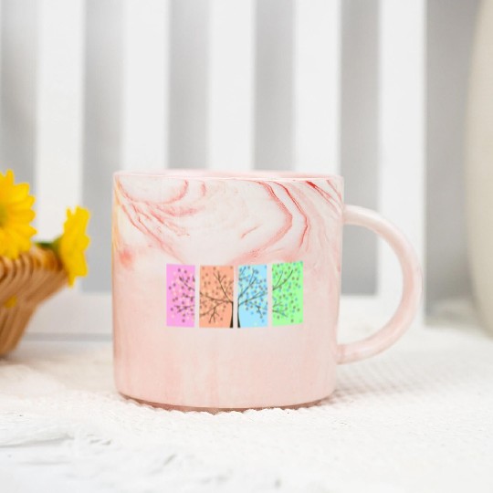 Four Seasons Marble Mugs