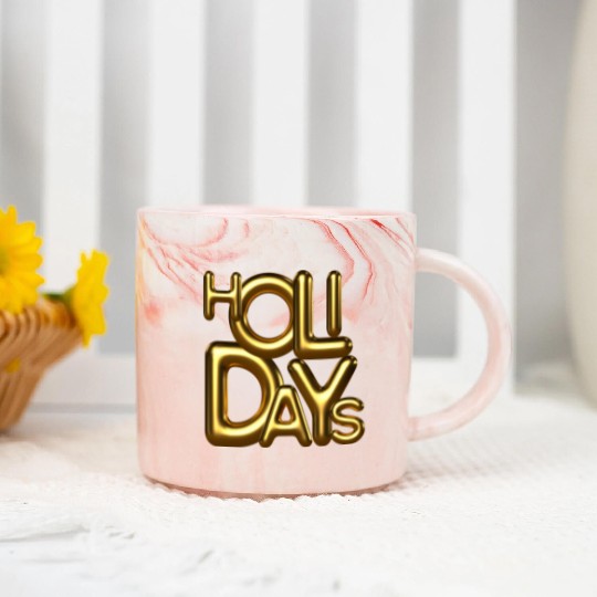 Holidays gold Marble Mugs