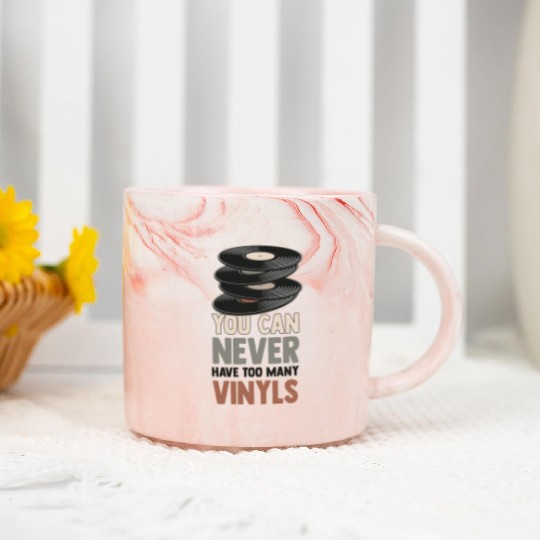Hilarious Vinyl Contentment Sarcastic Composers Marble Mugs