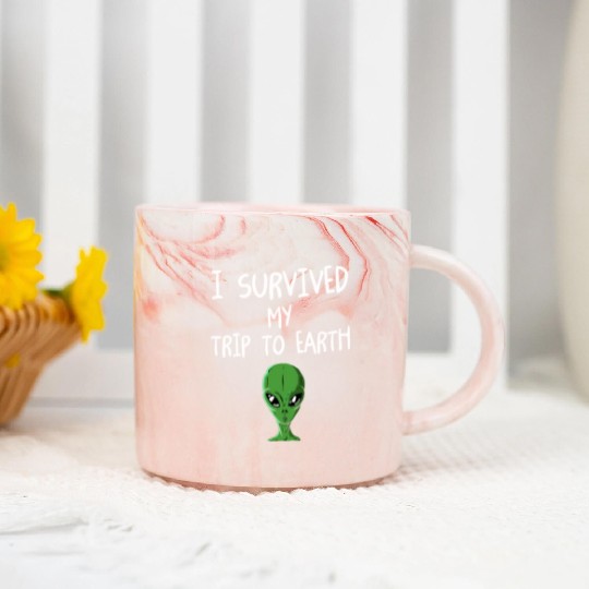 Alien Marble Mugs Ufo Extraterrestrial Children Mars