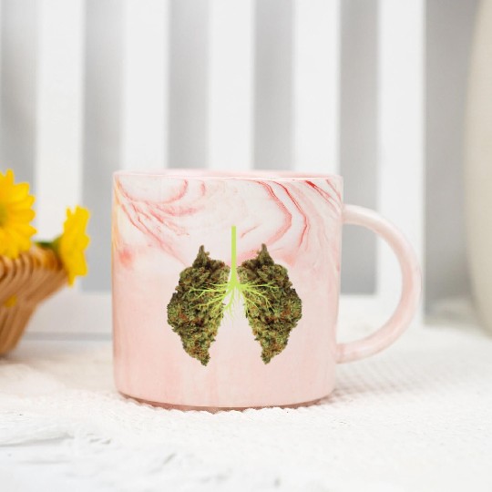 Green Lungs Marble Mugs