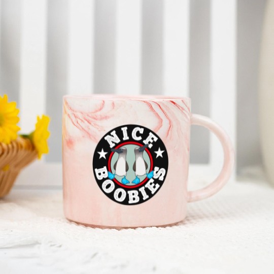 Blue Footed Booby Bird Funny Gift Marble Mugs