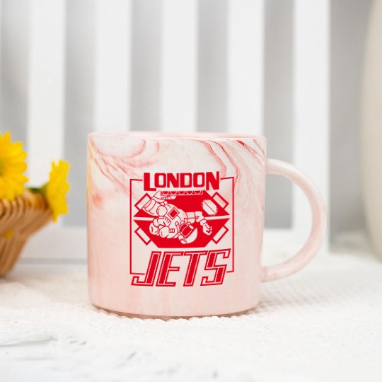 Comedy Show Logo Marble Mugs