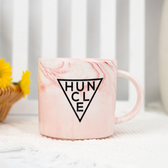 Huncle Triangular Uncle Marble Mugs
