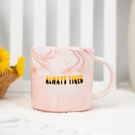 Always Tired Horror Marble Mugs
