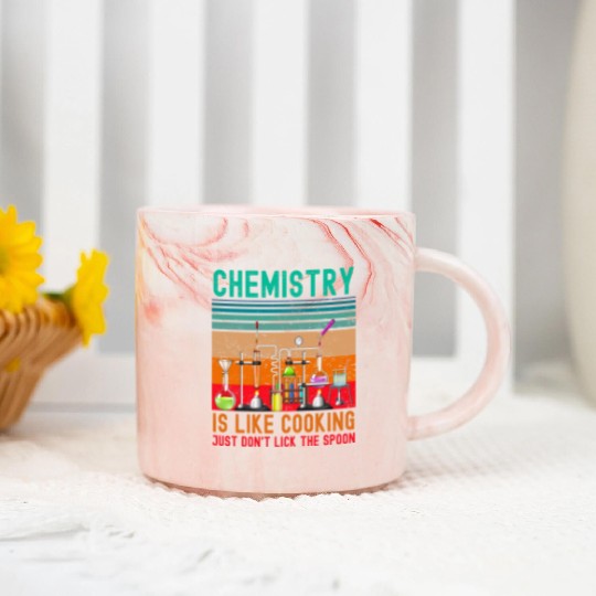 Funny chemistry lab chemical laboratory technician Marble Mugs